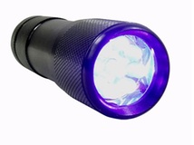 紫外線 LED 9灯 UVブラックライト 400nm 　UVライト_画像2