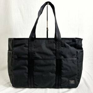 ■1円〜 ＜超美品!!＞■PORTER ポーター HYBRID ハイブリッド トートバッグ 肩掛け 普段使い 防水 軽量 大容量 ブラック 黒 737-07945の画像1