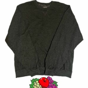 美品　薄手　FRUIT OF THE LOOM フルーツオブザルーム スウェット グレー