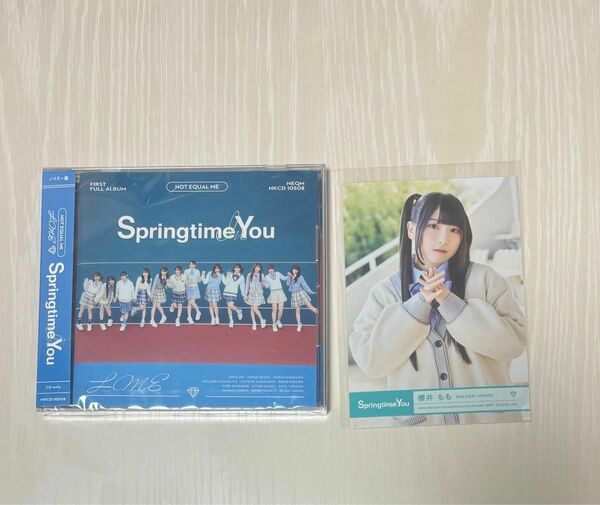櫻井もも 生写真付き ノイミー盤 Springtime In You 1stアルバム イコラブ ニアジョイ イコノイジョイ