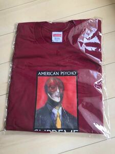 未使用品 Supreme シュプリーム Supreme American Psycho Tee Cardinal Tシャツ Mサイズ 