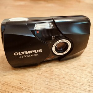  【希少・輸出専用機・テスト撮影済】OLYMPUS Stylus Epic (μ-II μ[mju:]-II ブラック) ミュー2 高級コンパクト