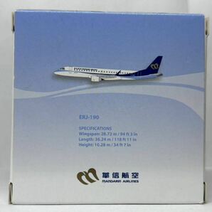 レア 1/500 Hogan Mandarin Airlines Embraer ERJ-190-100IGW B-16821 ホーガン マンダリン 華信航空 エンブラエル 中華航空 China 台湾の画像9