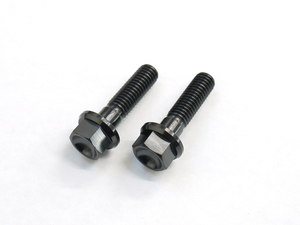 GSX250R V-Strom 250 64 Titanium Front Front Count Bolt 2 Sets Black Ti-6Al-4V ◇