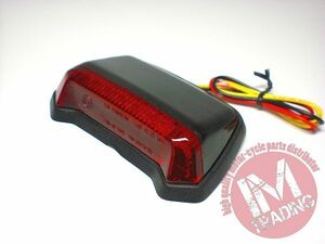 LEDフェンダーマウントテールランプ レッドレンズ バイク用 ゆうパケット対応 モンキー エイプ XR250 CRF250L FTR223 CRF250M モタード