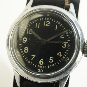 1円~【414】実働 WALTHAM／ウォルサム WALTHAM U.S.A. FSSC-88-W-800 16石 ミリタリー 米海軍 1940年代 手巻き メンズ 腕時計の画像1