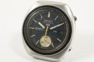 1円~【423】SEIKO／セイコー　6139-8000T　SEIKO5　Speed Timer／スピードタイマー　デイデイト　自動巻き　メンズ　スモールセコンド