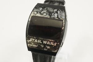 1円~【428】Texas Instruments／テキサス・インスツルメンツ　Star Wars／スター・ウォーズ　クオーツ　メンズ　腕時計　デジタル
