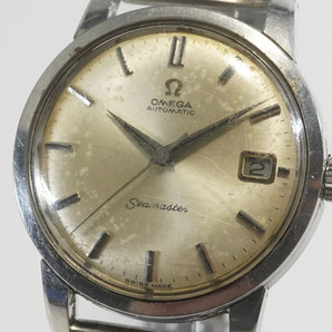 1円~【504】実働 OMEGA／オメガ Seamaster／シーマスター 自動巻き メンズ デイト 腕時計 ビンテージの画像1