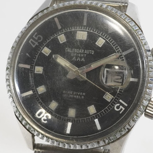 1円~【511】実働 ORIENT／オリエント AAA CALENDAR AUTO KING DIVER 21J 自動巻き デイト メンズ 腕時計の画像1