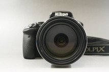 1円~【485】Nikon／ニコン　COOLPIX P900　／LENDS　NIKKOR　83X　WIDE　OPTICAL　ZOOM　ED　VR　4.3-357mm　1:2.8-6.5_画像2