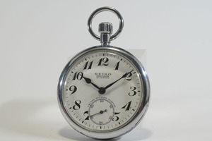 1 jpy ~[571]SEIKO| Seiko 9119-0020T PRECISION| pre jishon hand winding small second 15JEWELS pocket watch antique 