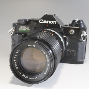 1円~【587】CANON／キャノン AE-1 PROGRAM ／LENDS CANON LENS FD 135mm 1:3.5 S.C.の画像1