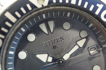 1円~【652】実働　CITIZEN／シチズン　7878-H16722　AIR DIVERS／エアダイバーズ　Eco-Drive／エコドライブ　メンズ　腕時計　純正ベルト_画像3