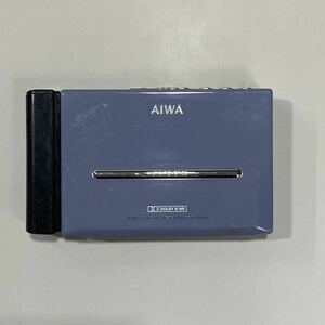 TR71 現状品 AIWA HS-PL55 ポータブルカセットプレーヤー WALKMAN カセットウォークマン アイワ 外付け電池ケース付