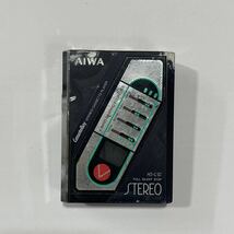 TR73 現状品 AIWA HS-G50 ポータブルカセットプレーヤー WALKMAN カセットウォークマン cassette boy カセットボーイ アイワ ブラック_画像1