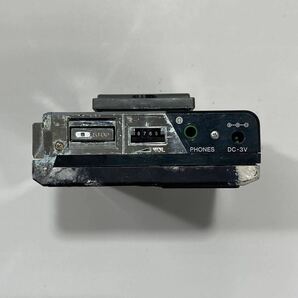TR73 現状品 AIWA HS-G50 ポータブルカセットプレーヤー WALKMAN カセットウォークマン cassette boy カセットボーイ アイワ ブラックの画像4