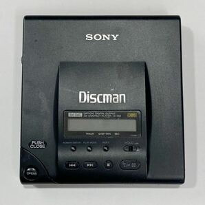 CW24 再生OK SONY D-303 Discman ポータブルCDプレーヤー ディスクマン リモコン イヤホン MDR-E472 ソニー ブラック 希少の画像3