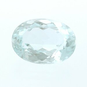  natural aquamarine loose 6.375ctso-ting attaching #NK828