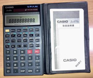 CASIO fx-670s 関数電卓