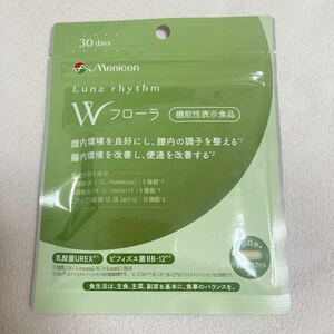 メニコン めにサプリ ルナリズム フローラ 30日分 サプリ サプリメント Luna rhythm 機能性表示食品 Wフローラ 腸内環境 腸活 膣内環境