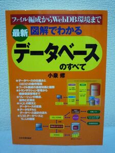 最新 図解でわかる データベースのすべて ★ 小泉修 ◆ DBMS 基礎知識徹底解説 SQL サーバ環境 ファイル編成 データベース管理システム