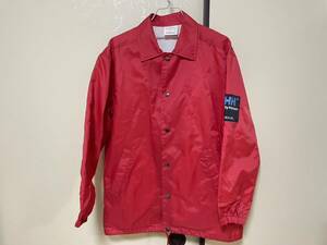  Helly Hansen coach jacket used red S(JP size M~L rank )