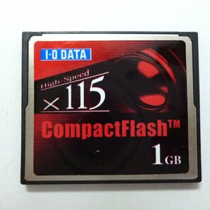 【大黒屋】中古 CFカード コンパクトフラッシュ 1GB High-Speed I・O DATA フォーマット済み ケース付きの画像2