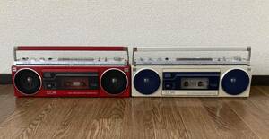 おまとめ　現状品　昭和レトロ　東芝ラジカセ RT-SF3 TOSHIBA ステレオラジオカセットレコーダー