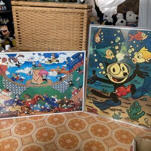 vintage felix the cat ジグソーパズル 完成品　レア　フィリックス　ショップ　廃盤　希少