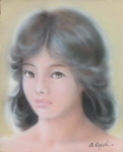 Art hand Auction Gagnant du prix Shell Art, Deguchi Osamu Femme n°3 Original, Pas de cadre, Marché 882wnf0305, Peinture, Peinture à l'huile, Portraits
