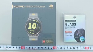 HUAWEI　スマートウォッチ　GT Runner　グレー　新品　未開封　未使用　保護ガラス付