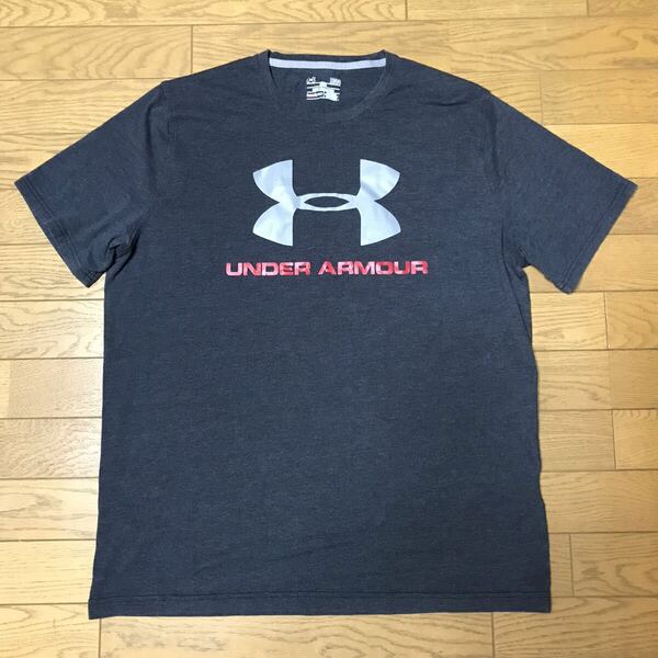 UNDER ARMOUR MEN’S SHORT SLEEVE T-SHIRTS size-LG(着丈74身幅59) 中古(美品) 送料無料 NCNR