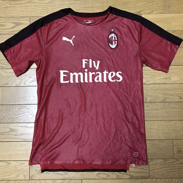 PUMA AC MILAN MEN’S JERSEY size-M(着丈65身幅50) 中古 送料無料 NCNR