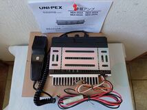 UNI-PEX車載アンプ60W　12V　ノボル　マイク1本　TOA_画像4