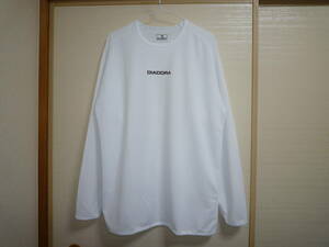  Diadora long sleeve shirt white O size 