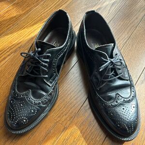 ハルタ　革靴 ウィングチップ　黒 MADE IN JAPAN