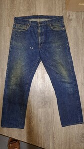 サイズ良　w３８Levi's５０５　０２１７リーバイス古着　ヴィンテージ（検索）66　42TALON　501　ＸＸ　赤耳　インディゴ デニム ジーンズ