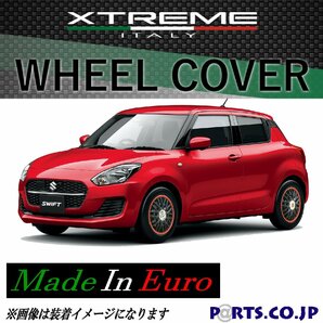 [処分品] Xtreme ホイールキャップ スイフト 15インチ タイヤ ホイール ZC83S ZD53S XG HYBRID MG レッド ブラックの画像3