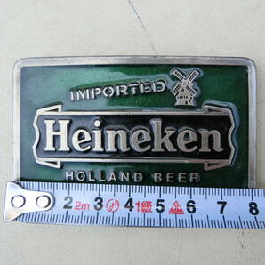 【1円～】Heineken ハイネケン ベルトバックル ビールメーカー柄の画像4