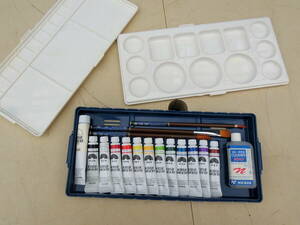 [1 jpy ~]ACRYLIC GOUACHE NICKER coloring material set nika- acrylic fiber gouache 