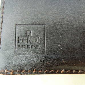 【1円～FENDI】フェンディ ズッカ 3つ折り財布 キャンバス 2401-8M0023-019 中古 使用品の画像4