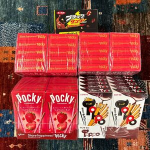 【お菓子セット(チョコ)】ポッキー(つぶつぶいちご)、トッポ、ブラックサンダー