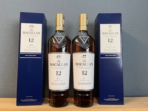 【未開封】2本セット　MACALLAN マッカランダブルカスク 12年 40％ 700ml 箱入り