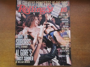 1710KK●洋雑誌 Rolling Stone ローリングストーン 822/1999.9.30●エディヴェダー デヴィッドボウイ トーリエイモス ニルヴァーナ ベック