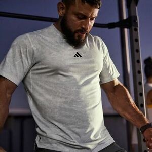  Adidas тренировка рубашка размер M