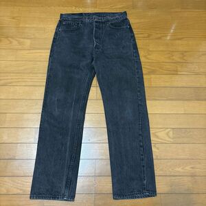 Levis リーバイス501ブラックw33 USA製