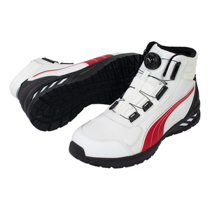 新品 PUMA プーマ 安全靴 RIDER 2.0 WHITE＆RED DISC MID 63.359.0 28.0cm