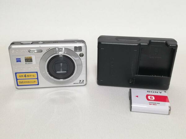 【動作確認済】ソニー Sony Cyber-shot DSC-W110 シルバー コンパクトデジタルカメラ