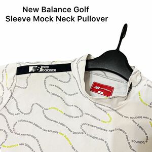 2023年モデル New Balance Golf【機能性素材rayblock eco仕様】半袖モックネックプルオーバー サイズ5(L〜XL相当)/ニューバランスゴルフ 